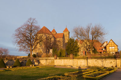 View of old building against sky