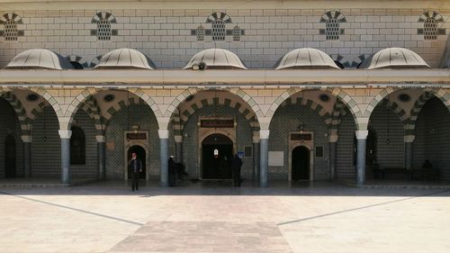 Entrance of historic building