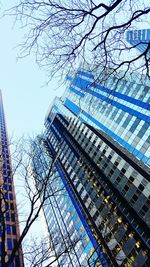 Low angle view of modern building