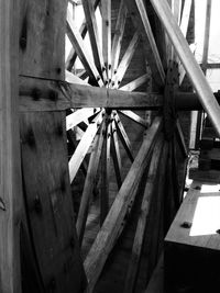 Close-up of wooden door