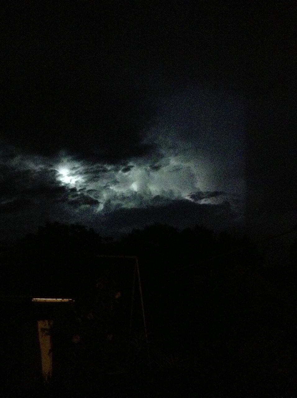 night, sky, dark, illuminated, low angle view, weather, cloud - sky, silhouette, built structure, storm cloud, cloudy, dusk, no people, copy space, overcast, outdoors, nature, architecture, building exterior, light - natural phenomenon