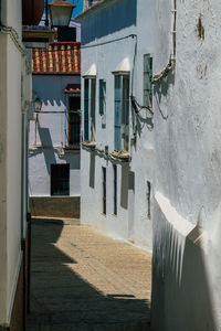 Buildings against blue sky