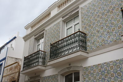 Low angle view of building against sky