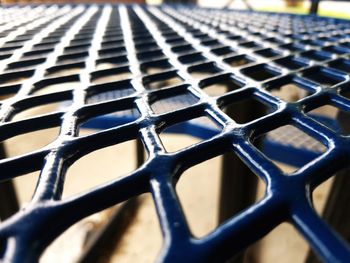 Close-up of metal grate