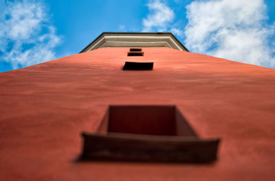 Low angle view of building against sky