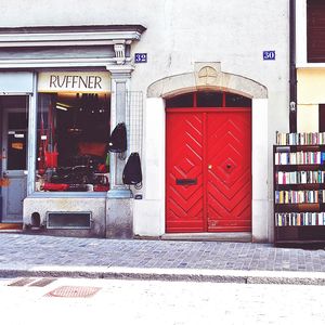 Red building exterior