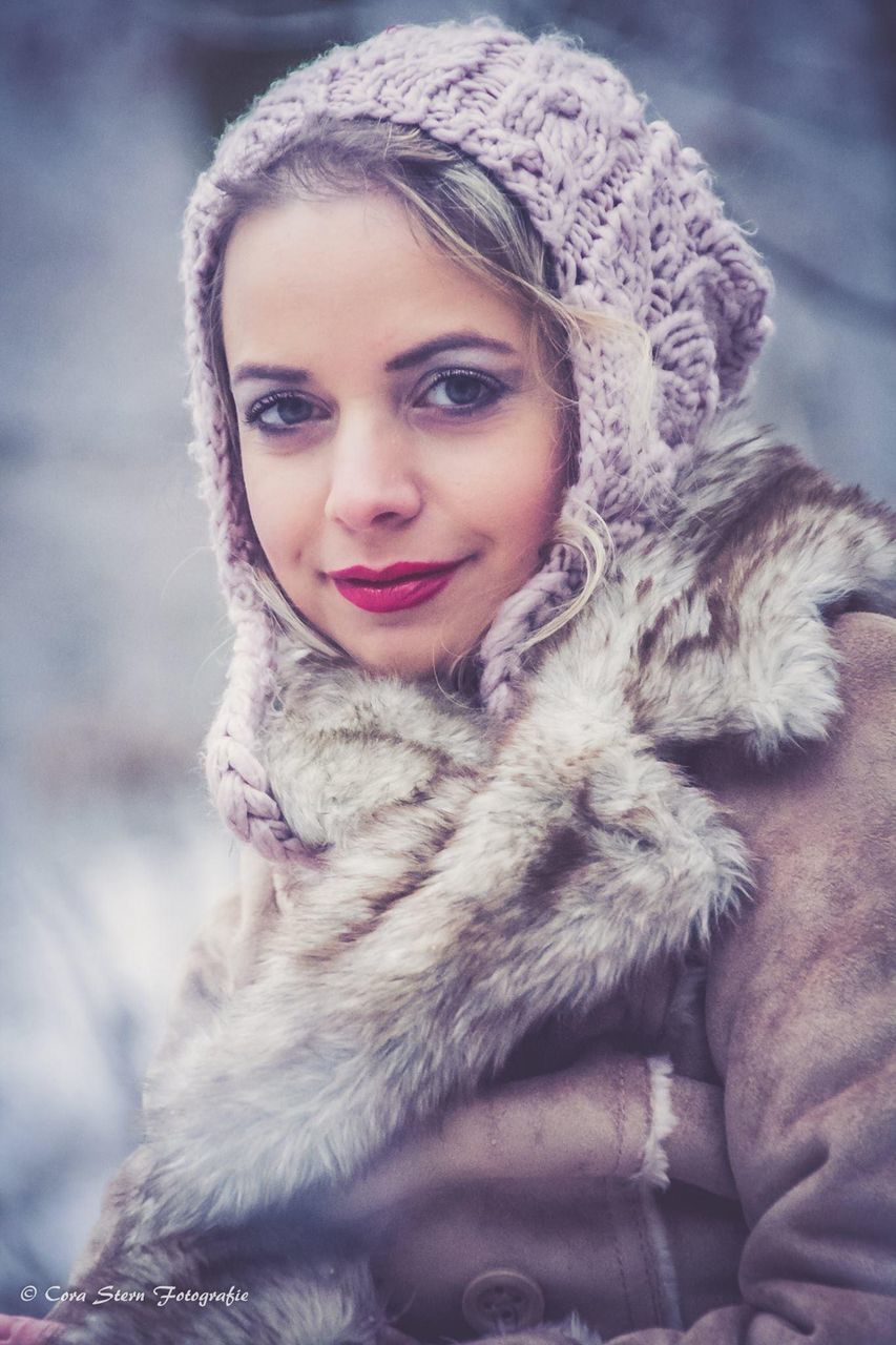 winter, warm clothing, fur clothing, fur, clothing, cold temperature, portrait, women, adult, fur coat, snow, one person, coat, young adult, looking at camera, fashion, female, hat, smiling, elegance, happiness, glove, hood - clothing, human face, nature, fur hat, emotion, autumn, front view, mitten, hood, snowflake, textile, looking, winter coat, scarf, headshot, glamour, blond hair, arts culture and entertainment, lifestyles, luxury, hairstyle, knit hat, cute, frost, child