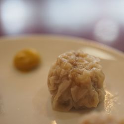 Close-up of dessert in plate