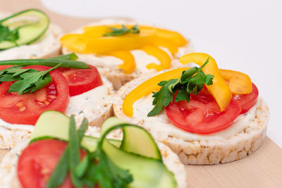 Close-up of salad in plate
