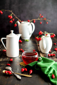 rosehip tea in