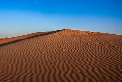 The desert tells a different story every time one ventures on it.