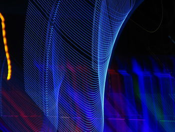 Full frame shot of illuminated glass lights
