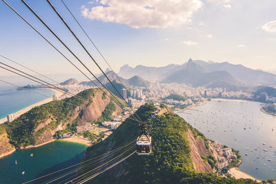 Panoramic view of city against sky