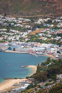 Cityscape of simons town, cape town, south africa