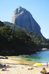 Scenic view of beach