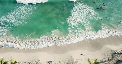 Aerial view of beach