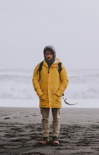 Man standing at beach