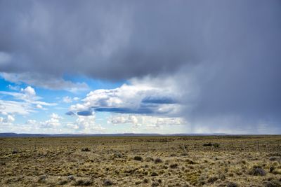  storm / stormy clouds over land