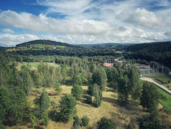 Scenic view of landscape against sky