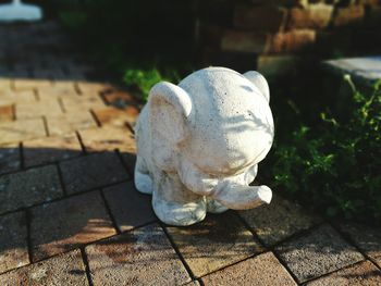 Close-up of stone wall