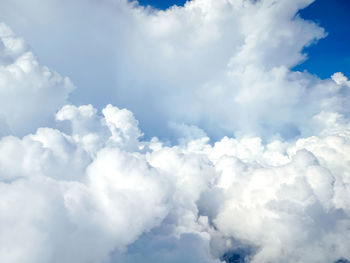 Low angle view of clouds in sky