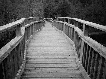 Footbridge over river