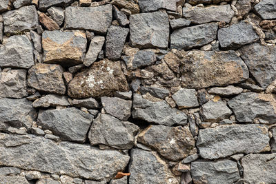 Full frame shot of stone wall