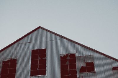 Exterior of built structure against clear sky