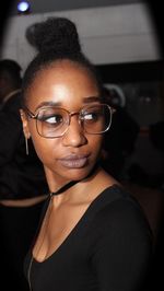 Portrait of young woman