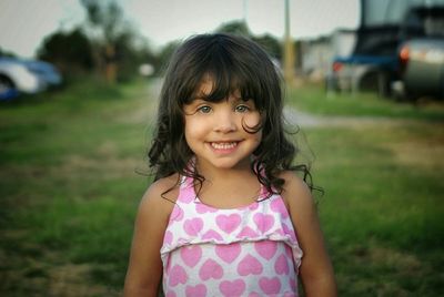 Portrait of smiling young woman