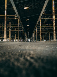 Surface level of road amidst buildings in city