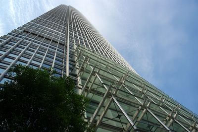 Low angle view of office building