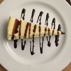 Close-up of cake in plate