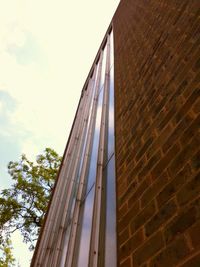 Low angle view of building against sky