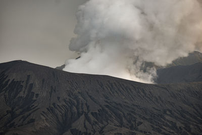 Scenic view of bromo mountains 