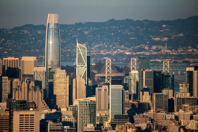 Twin peaks view of san francisco