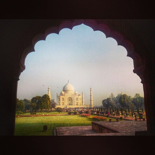 architecture, built structure, building exterior, dome, place of worship, religion, arch, famous place, spirituality, tree, travel destinations, history, sky, tourism, church, mosque, travel, islam, international landmark