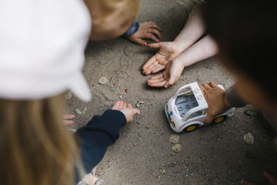 Childrens hands