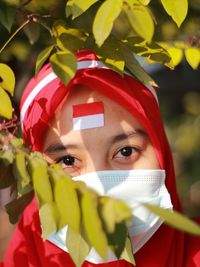 Close-up portrait of a boy