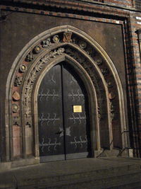 Entrance of historical building