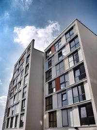 Low angle view of building against sky