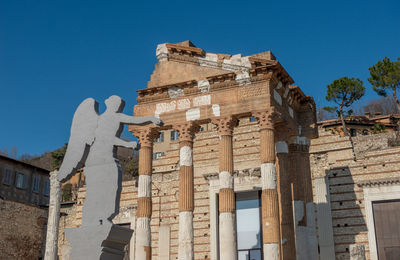 Low angle view of old building