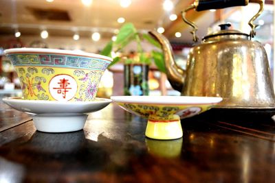 Close-up of drink on table