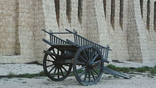 Close-up of train