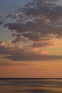 Scenic view of sky at sunset