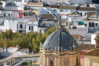 A dome of a church in the town