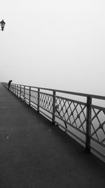 Bridge against clear sky