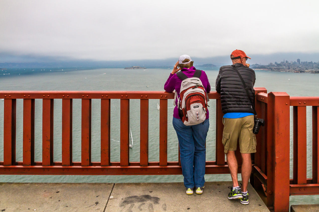 View of the alcatraz from the bridge