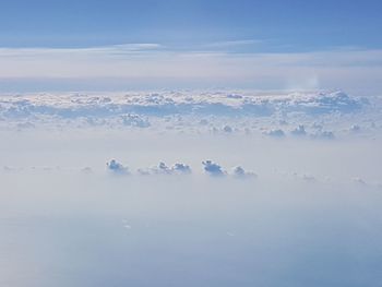 Aerial view of landscape against sky