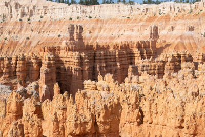 Full frame shot of rock formations